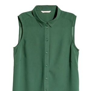 H&M Emerald Blouse